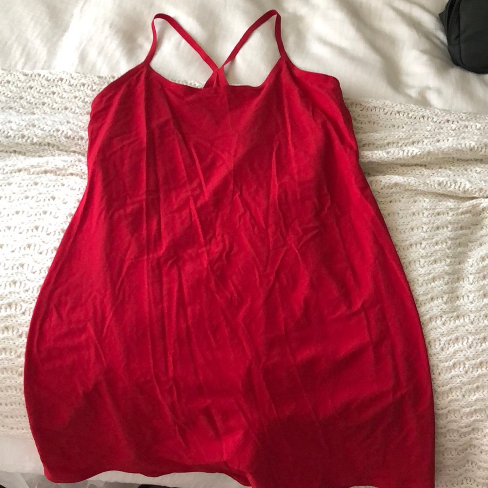 Outdoor voices red exercise dress